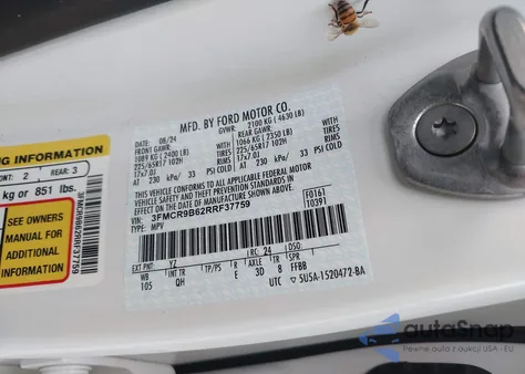 2024 Ford Bronco Sport Big Bend из США, поврежденный, VIN 3FMCR9B62RRF37759